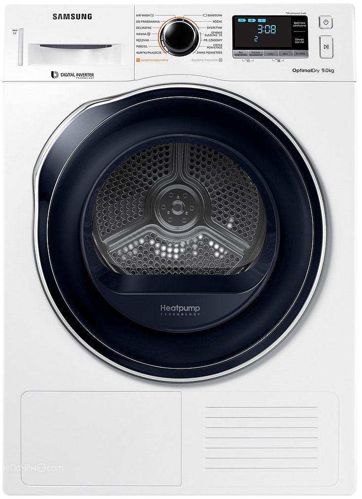 Устранение засора Samsung DV90M6200CW